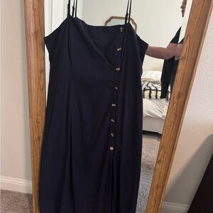 Showpo Blue Sleeveless V-Neck Sundress